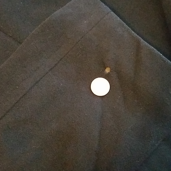 Banana Republic Black Peacoat XL - Picture 8 of 8